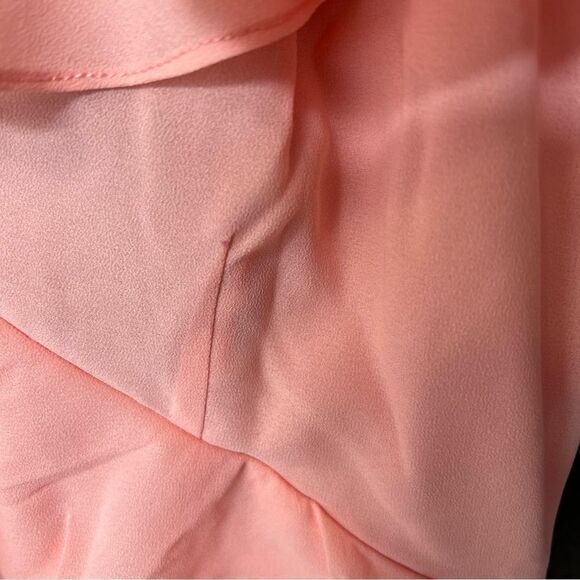 *spots* NWT Revolve x LPA Ruffle Neckline Maxi in Blush | Size L - Picture 8 of 16